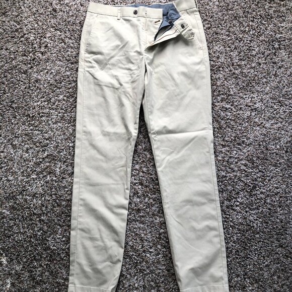 (NWOT) Charles Tyrwhitt - Ultimate Non-Iron Slim Fit Chinos (Stone) - Picture 3 of 6